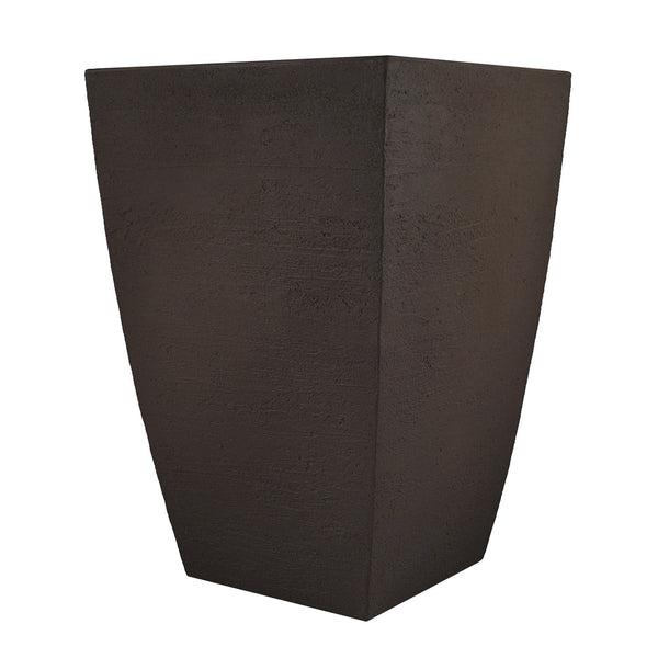 Tall Square Textured Modern | Garden Planter - Tusco Products